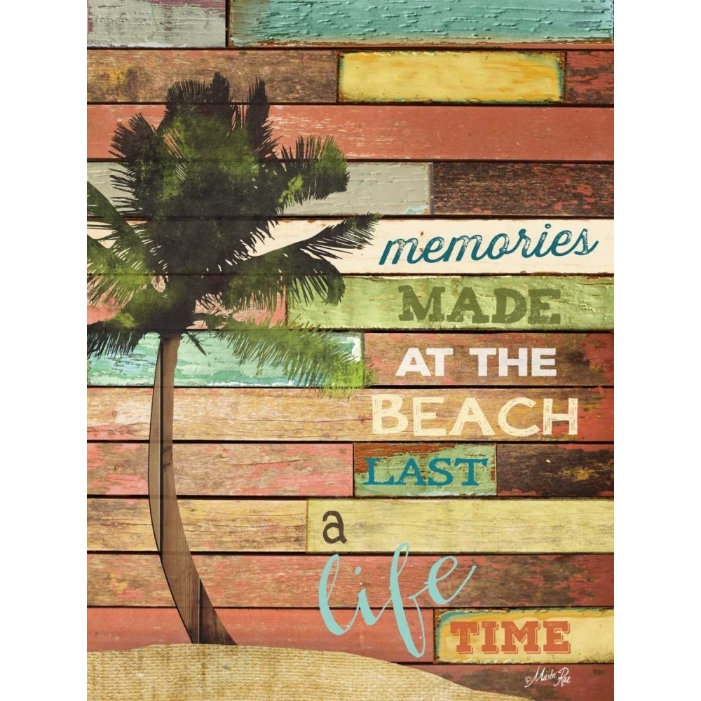 Beach Memories Poster Print by Marla Rae-VARPDXMA1100 Image 1