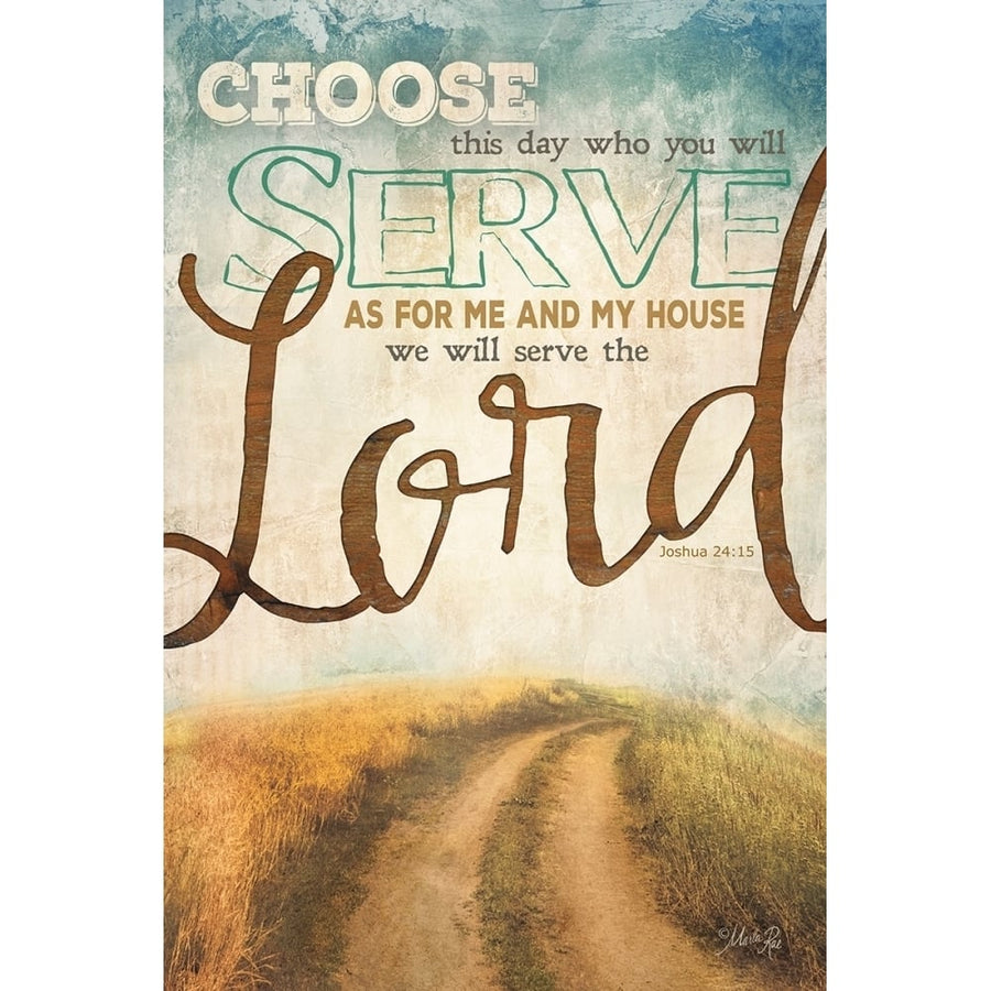 Serve the Lord Poster Print by Marla Rae-VARPDXMA1182 Image 1