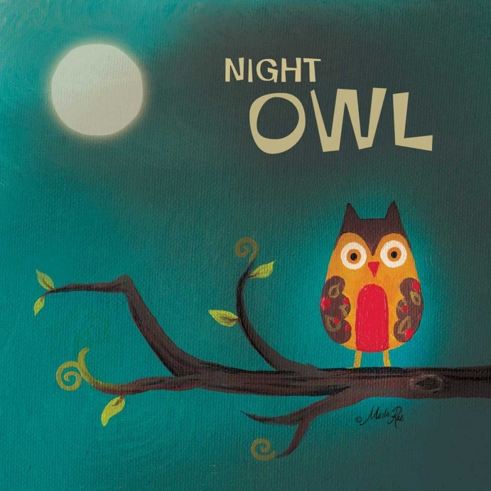 Night Owl I Poster Print by Marla Rae-VARPDXMA136 Image 1