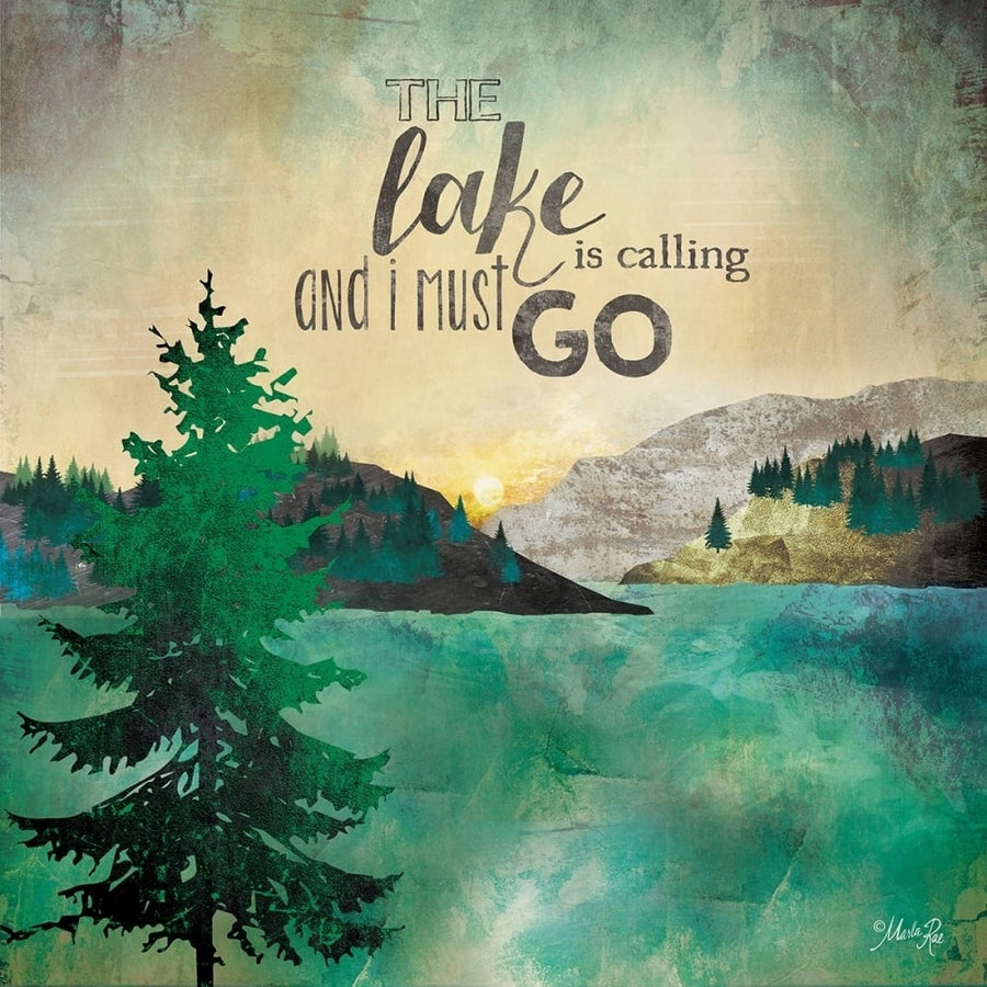 The Lake is Calling Poster Print by Marla Rae-VARPDXMA2058 Image 1