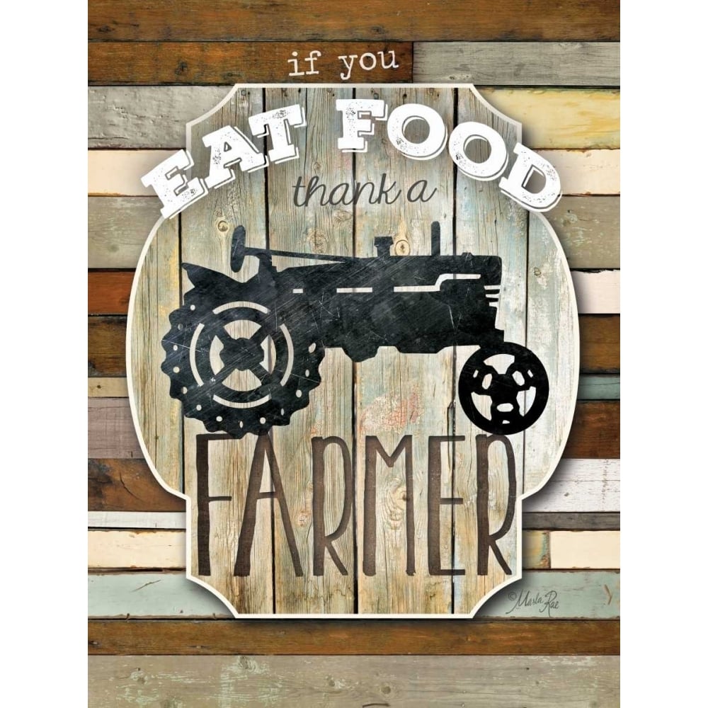 Thank a Farmer Poster Print by Marla Rae-VARPDXMA2116A Image 1