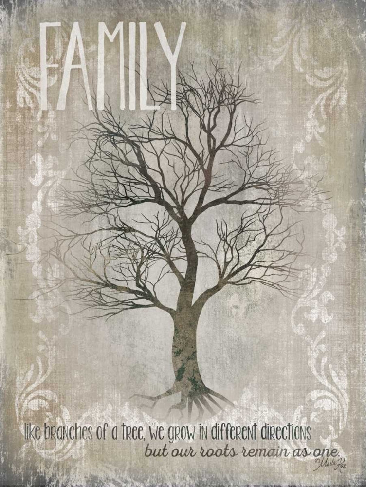 Family - Like Branches of a Tree Poster Print by Marla Rae-VARPDXMA2159 Image 1