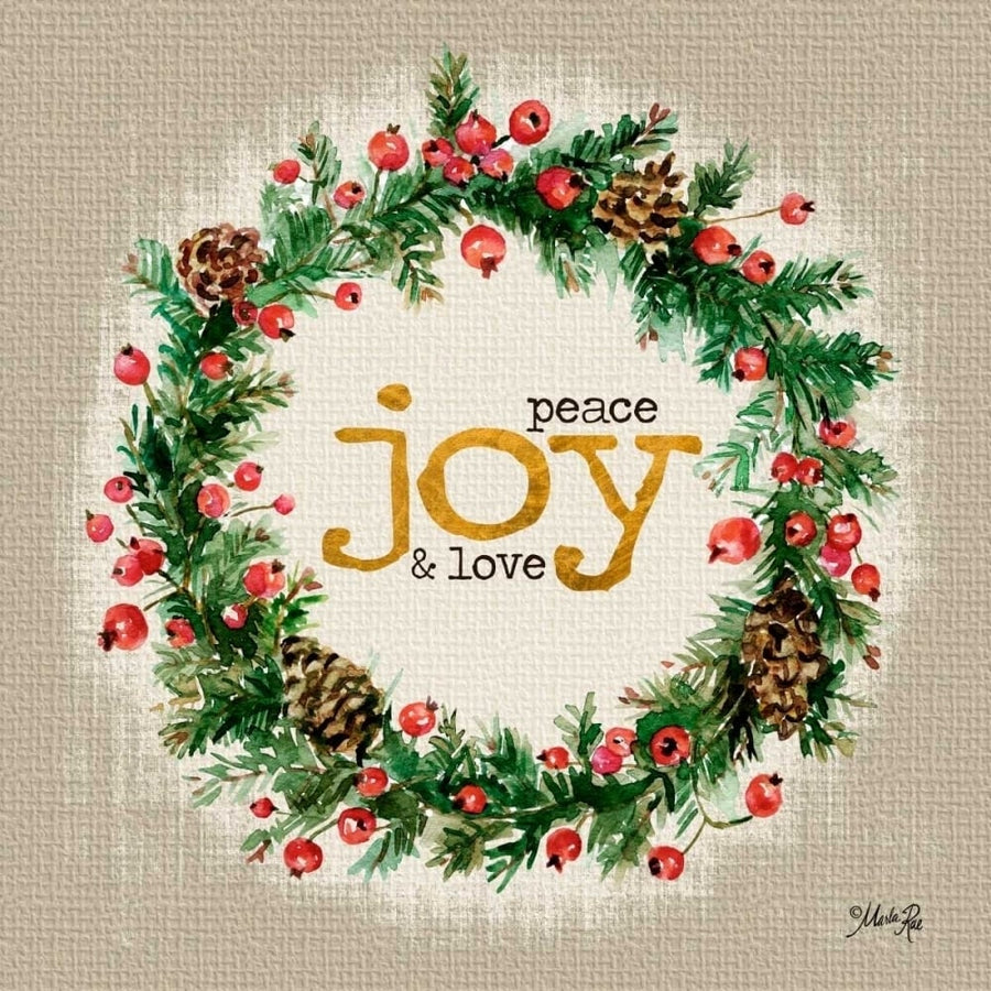 Peace Joy and Love Poster Print by Marla Rae-VARPDXMA2170 Image 1