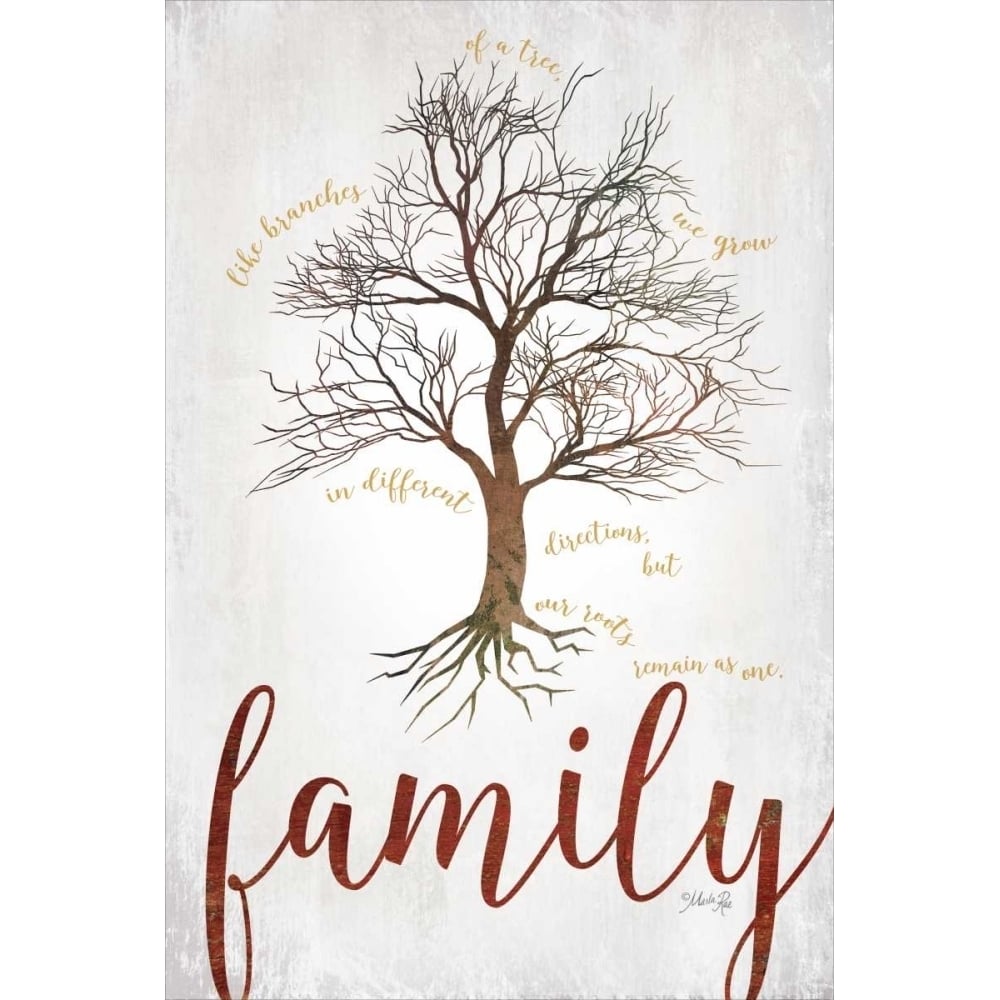 Family Tree Poster Print by Marla Rae-VARPDXMA2302 Image 1