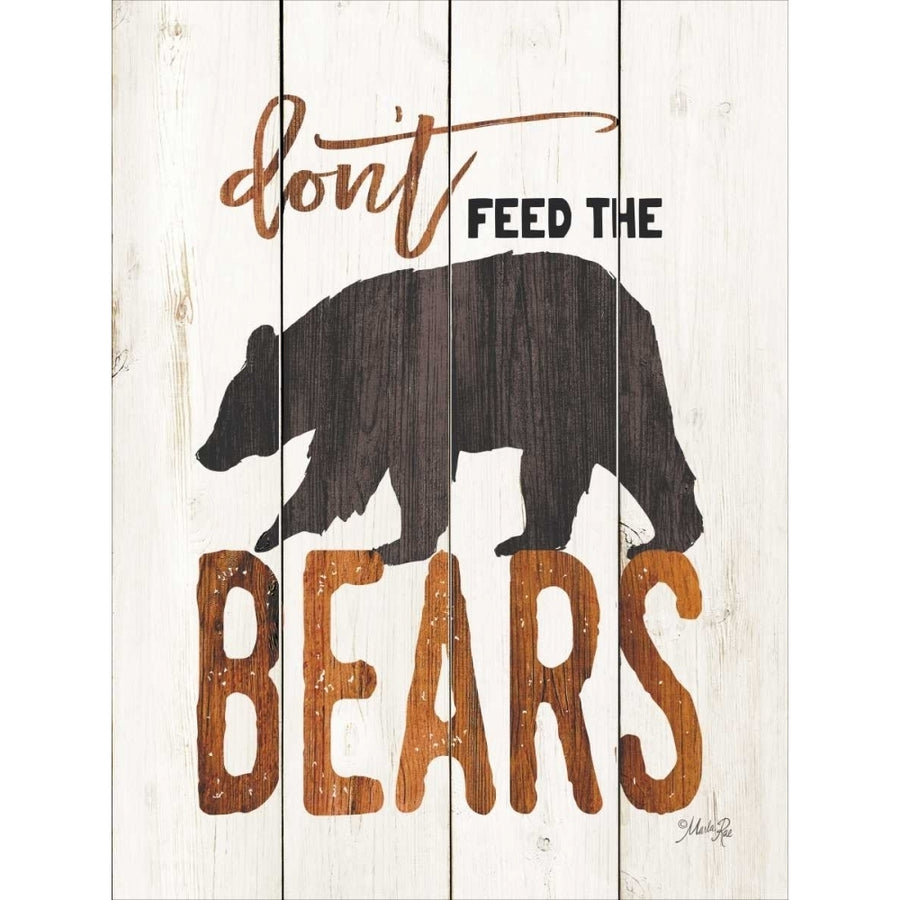 Dont Feed the Bears Poster Print by Marla Rae-VARPDXMA2480 Image 1