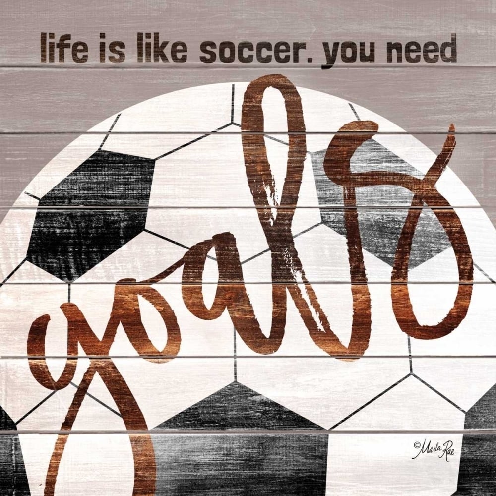 Soccer Goals Poster Print by Marla Rae-VARPDXMA2475 Image 1