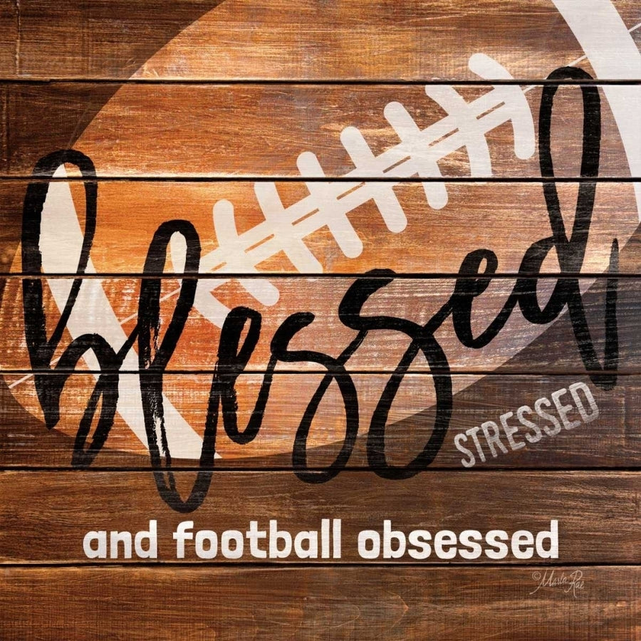 Football Obsessed Poster Print by Marla Rae-VARPDXMA2473 Image 1