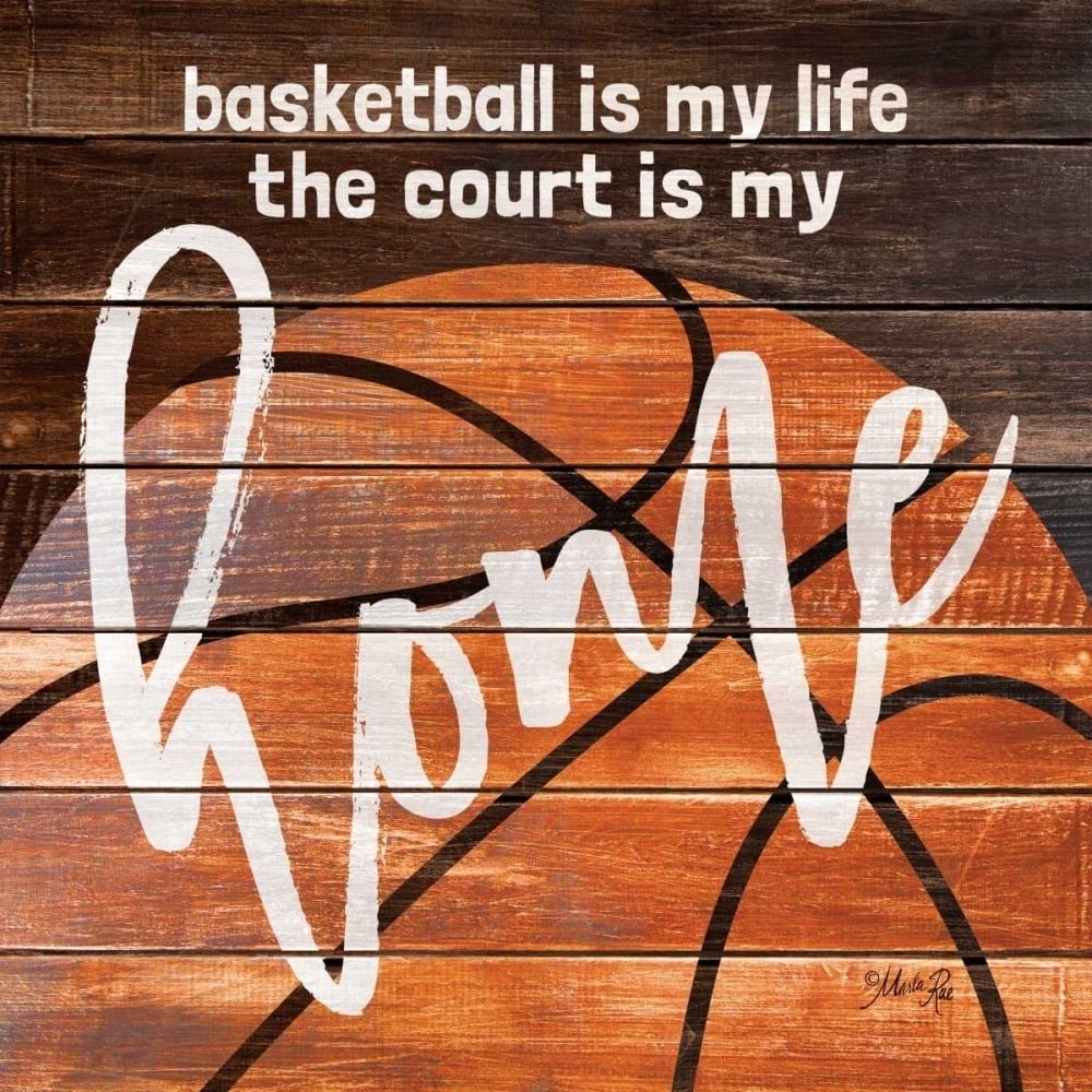 Basketball Home Poster Print by Marla Rae-VARPDXMA2478 Image 1