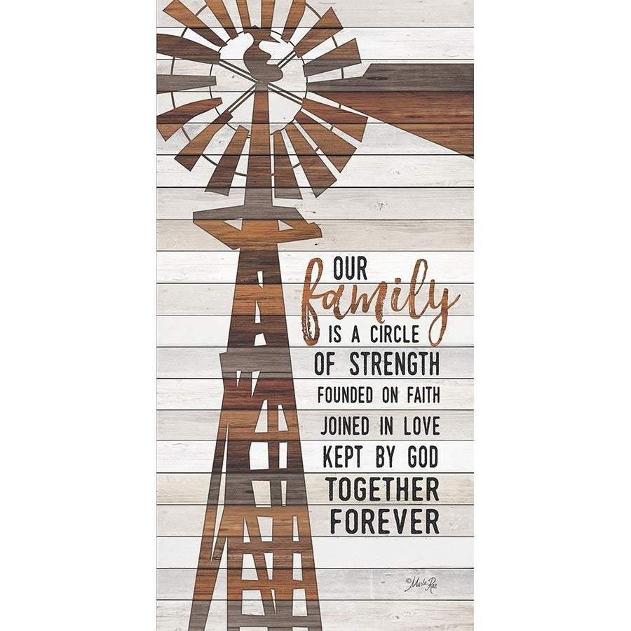 Family Circle Windmill Poster Print by Marla Rae-VARPDXMA2521A Image 1