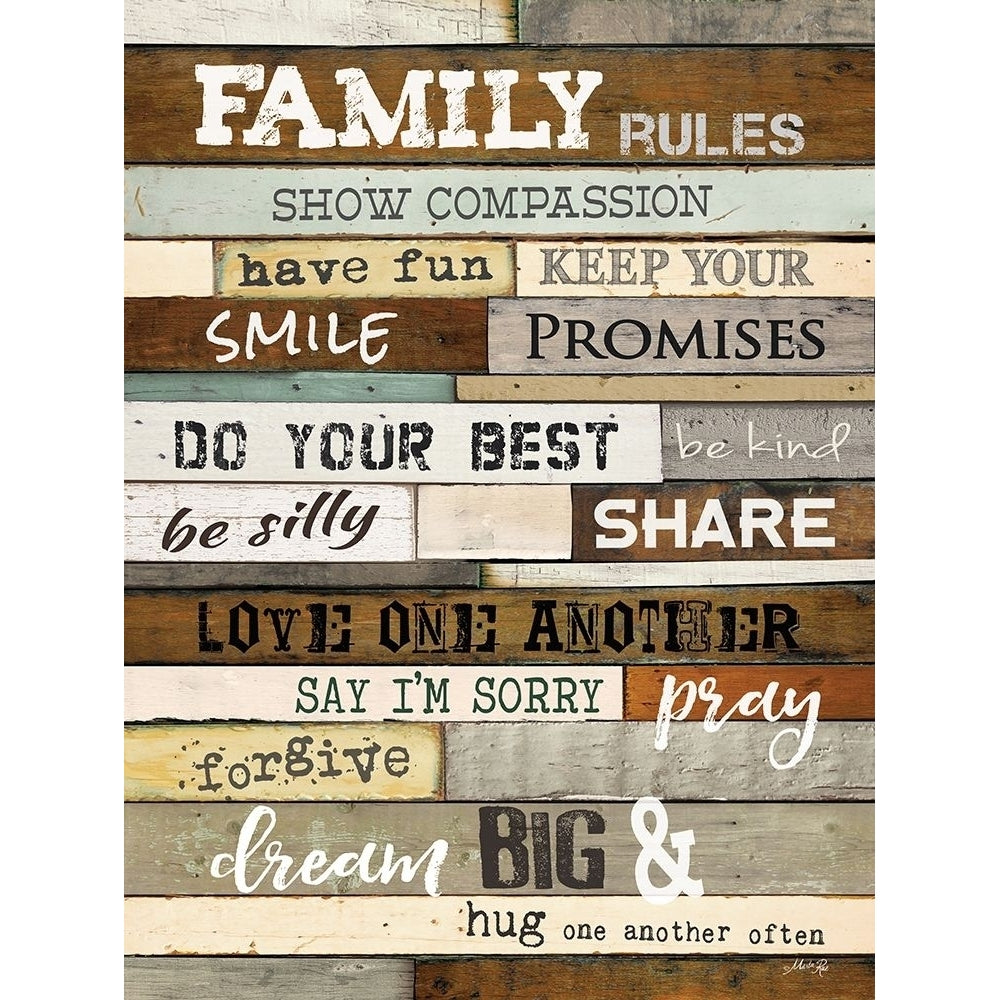 Family Rules Poster Print by Marla Rae-VARPDXMA2562 Image 1