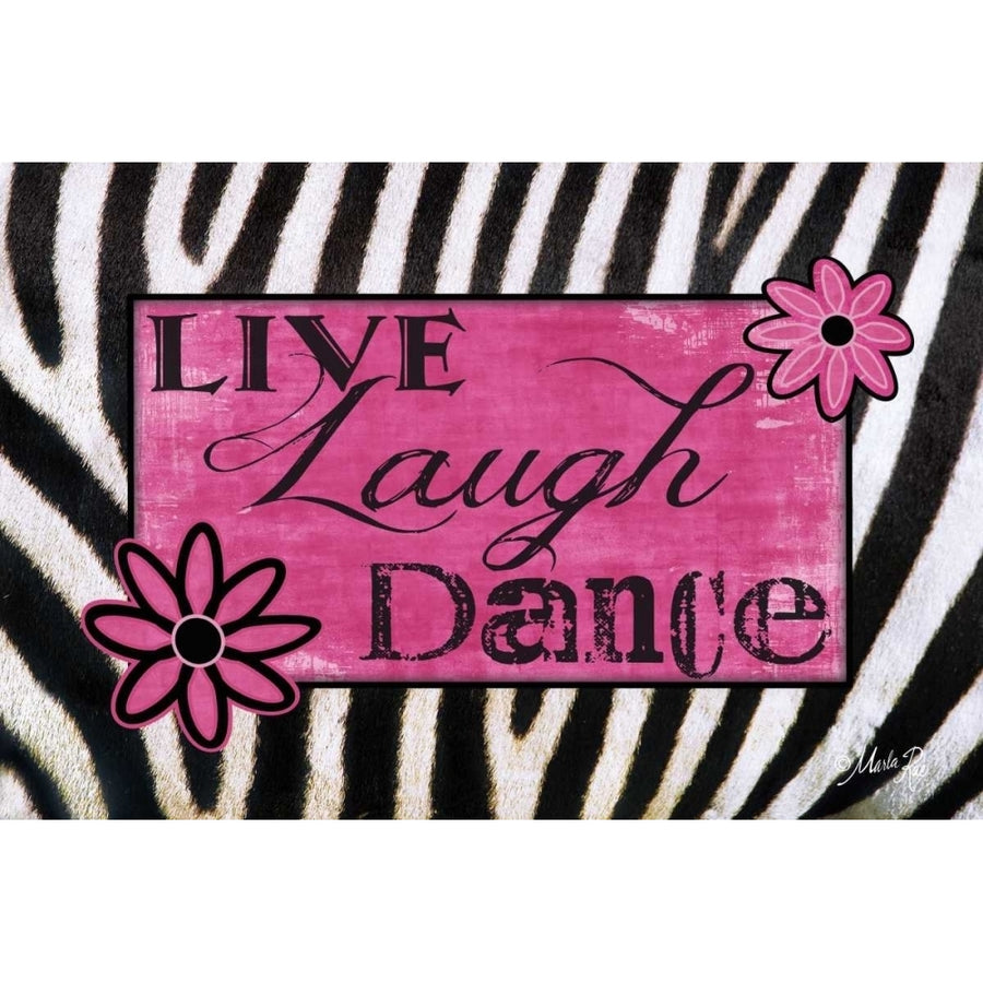 Live Laugh Dance Poster Print by Marla Rae-VARPDXMA392 Image 1