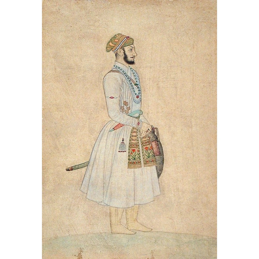 Shah Alam Bahadur Poster Print by Mughal c1690 Anon-VARPDXMA842 Image 1