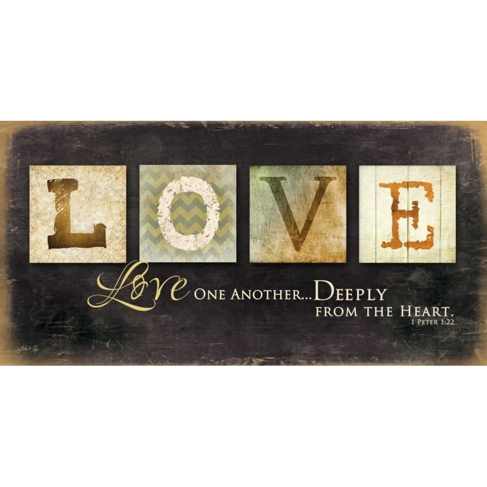 Love One Another Poster Print by Marla Rae-VARPDXMA789 Image 1