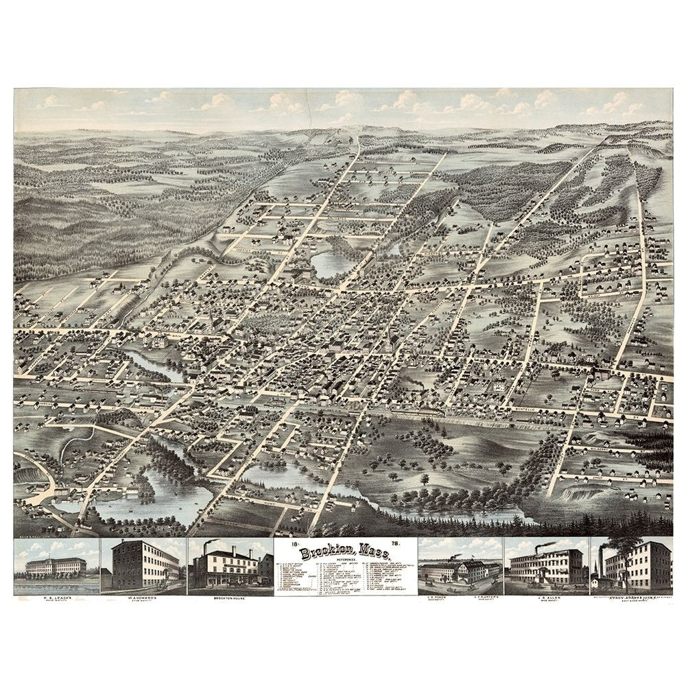 Brockton Massachusetts -1878 by Unknown-VARPDXMABR0004 Image 1