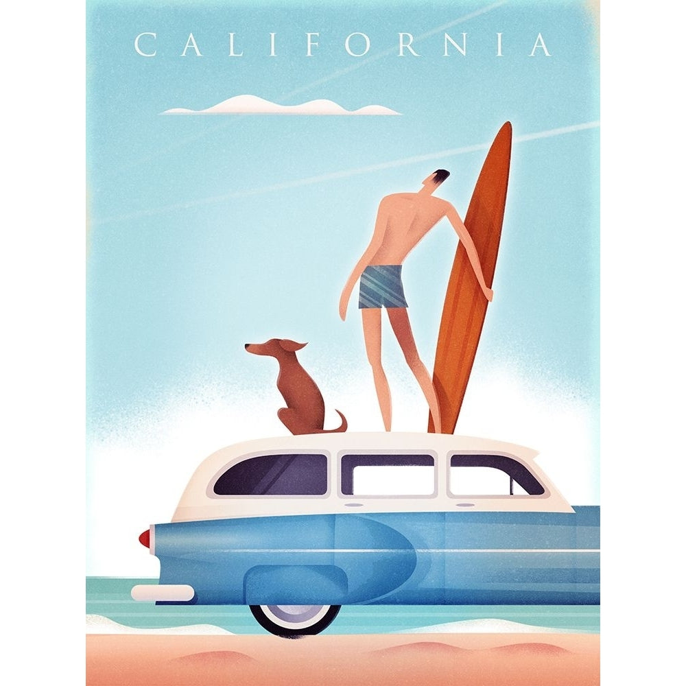 California Surfing Poster Print - Martin Wickstrom-VARPDXMARWIC229289 Image 1