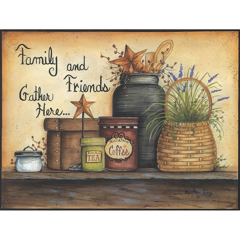 Family And Friends Poster Print - Mary Ann June-VARPDXMARY332 Image 1