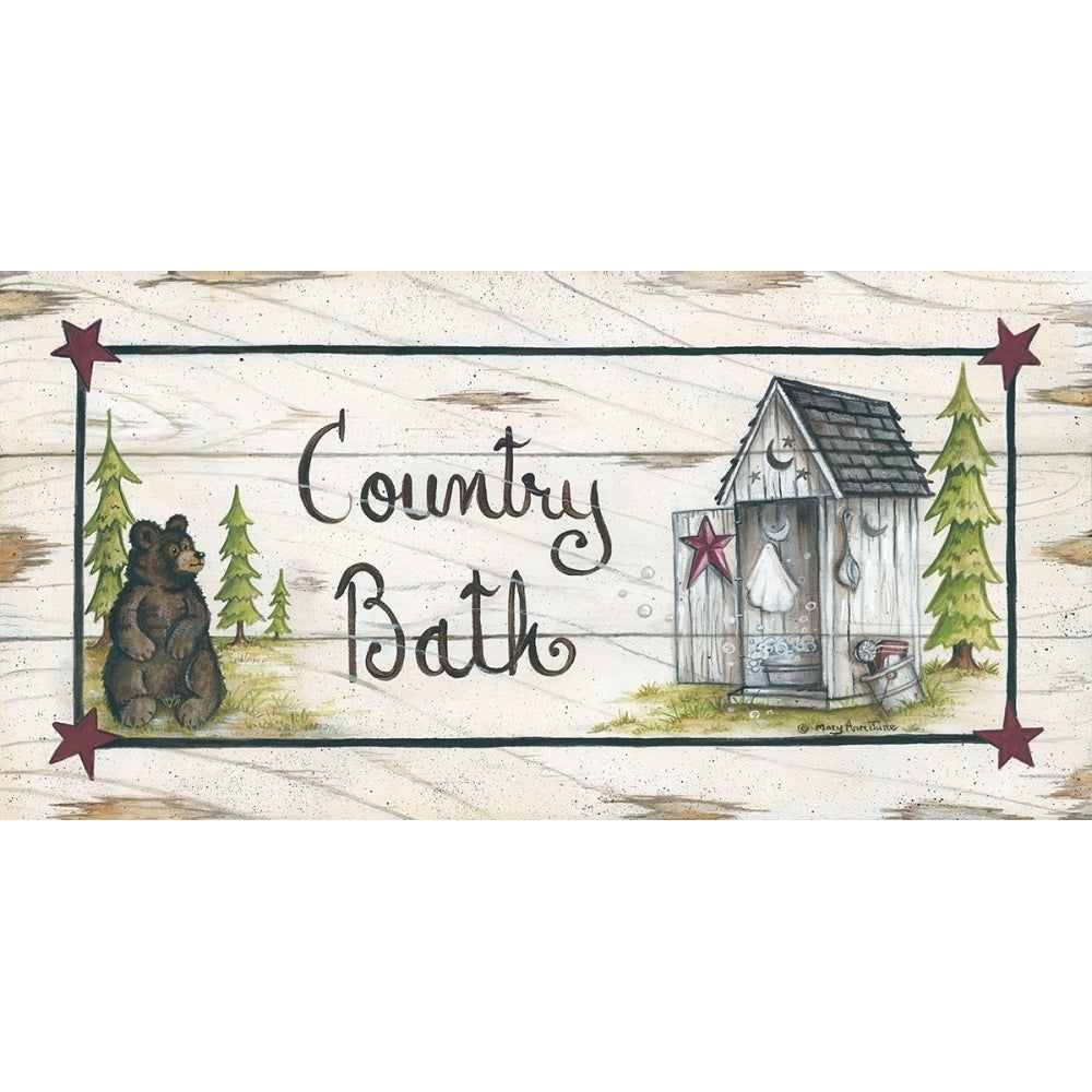 Country Bath Poster Print by Mary Ann June-VARPDXMARY456 Image 1