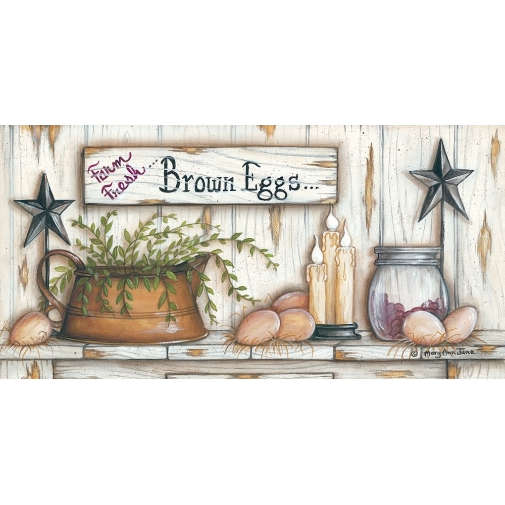 Brown Eggs Poster Print by Mary Ann June-VARPDXMARY458 Image 1