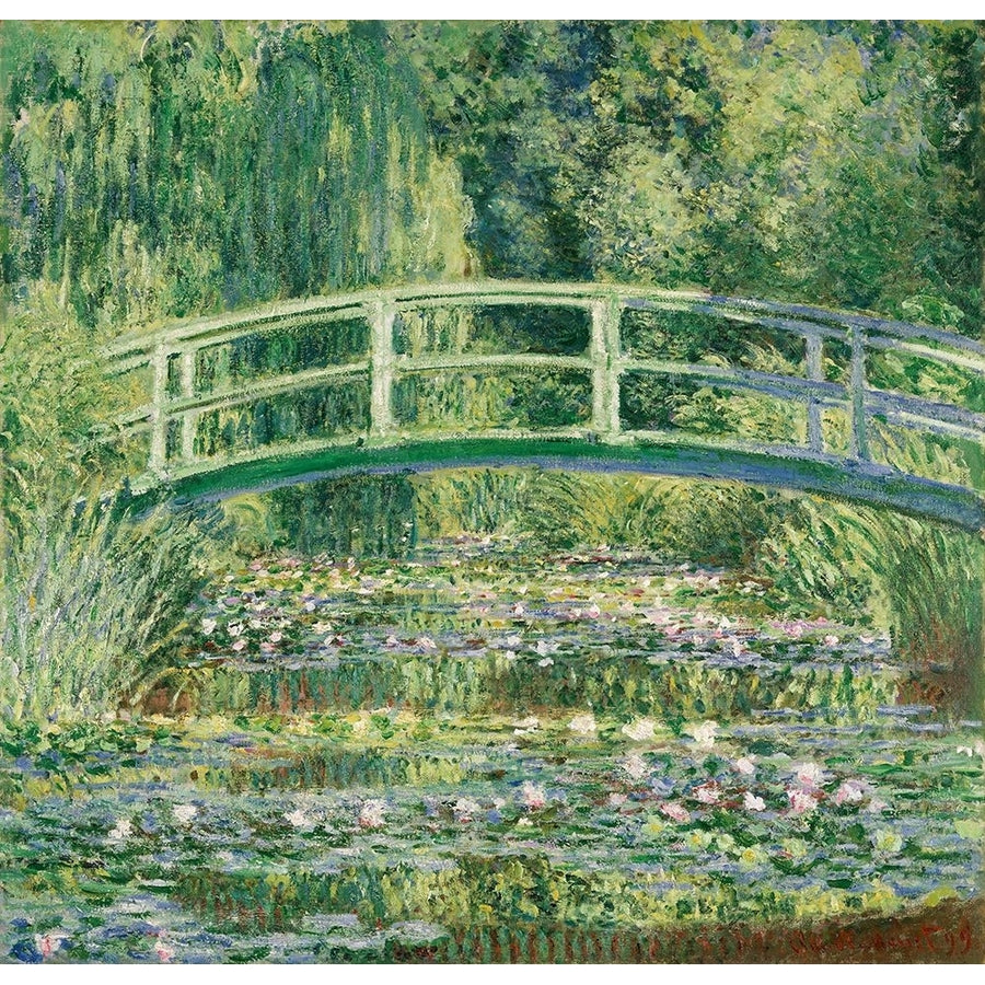 Monet-Waterlilies Japan Bridge Poster Print - Collection Masters-VARPDXMASCOL262662 Image 1