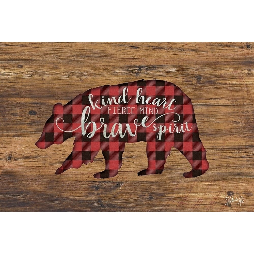 Brave Spirit Bear Poster Print by Marla Rae-VARPDXMAZ5217 Image 1