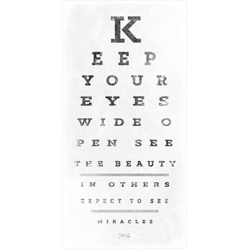 Eye Chart II Poster Print by Marla Rae-VARPDXMAZ5266 Image 1