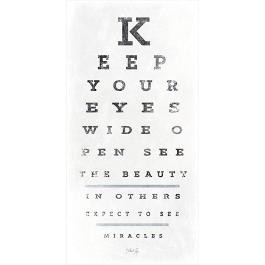 Eye Chart II Poster Print by Marla Rae-VARPDXMAZ5266 Image 1