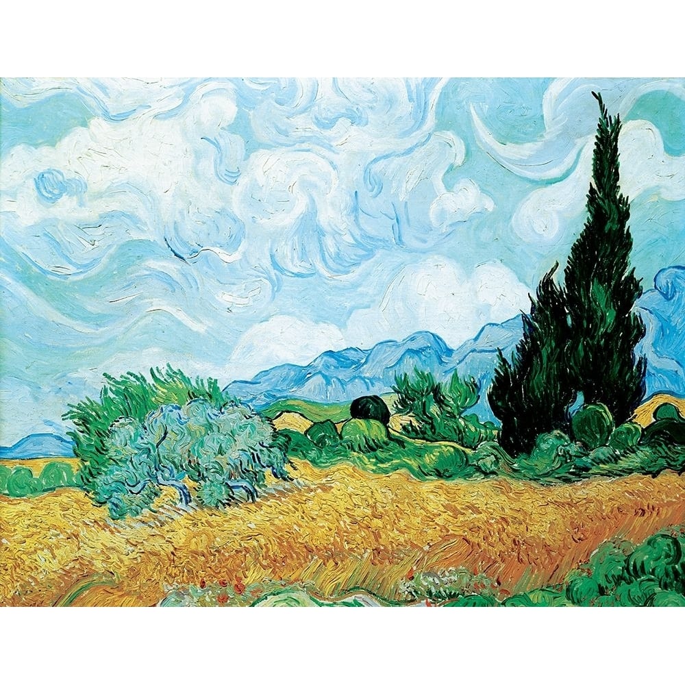 Van Gough-Yellow Wheat and Cypresses Poster Print - Collection Masters-VARPDXMASCOL262717 Image 1