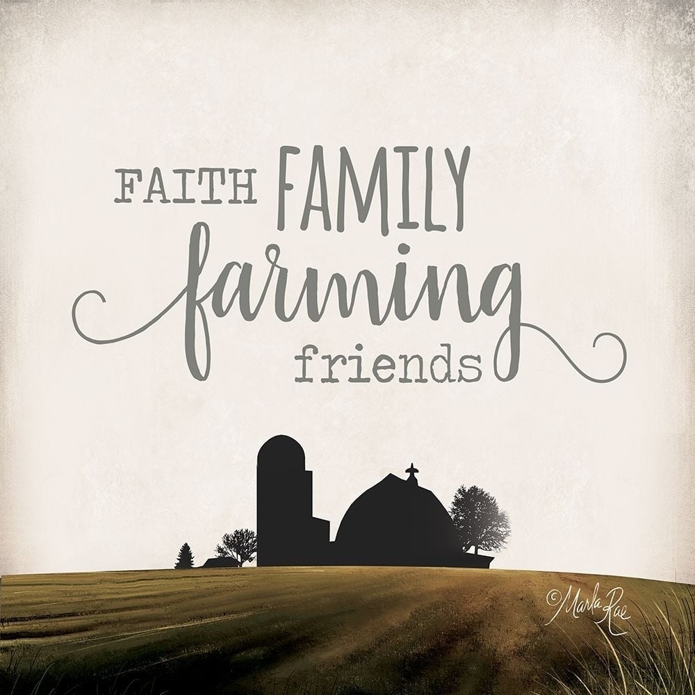 Faith Family Farming Friends Poster Print by Marla Rae-VARPDXMAZ5360 Image 1