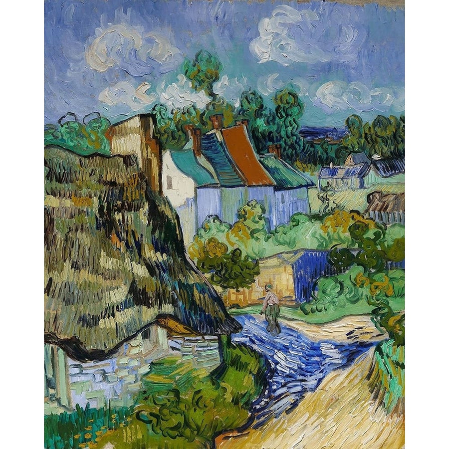 Houses At Auvers - Vincent Van Gogh Poster Print - Collection Masters-VARPDXMASCOL288826 Image 1