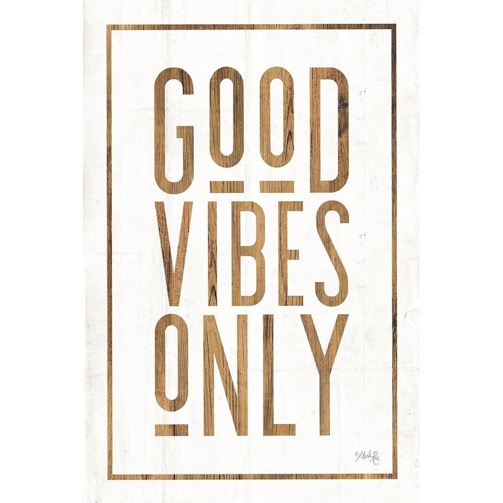 Good Vibes Only Poster Print by Marla Rae-VARPDXMAZ5390 Image 1