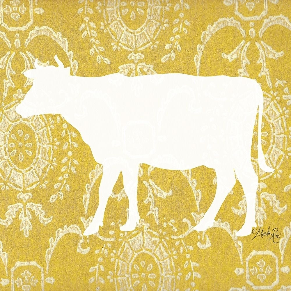 Cow Silhouette Poster Print by Marla Rae-VARPDXMAZ5542 Image 1