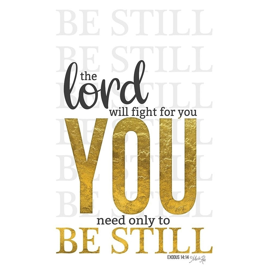 The Lord Will Fight For You Poster Print by Marla Rae-VARPDXMAZ5633 Image 1