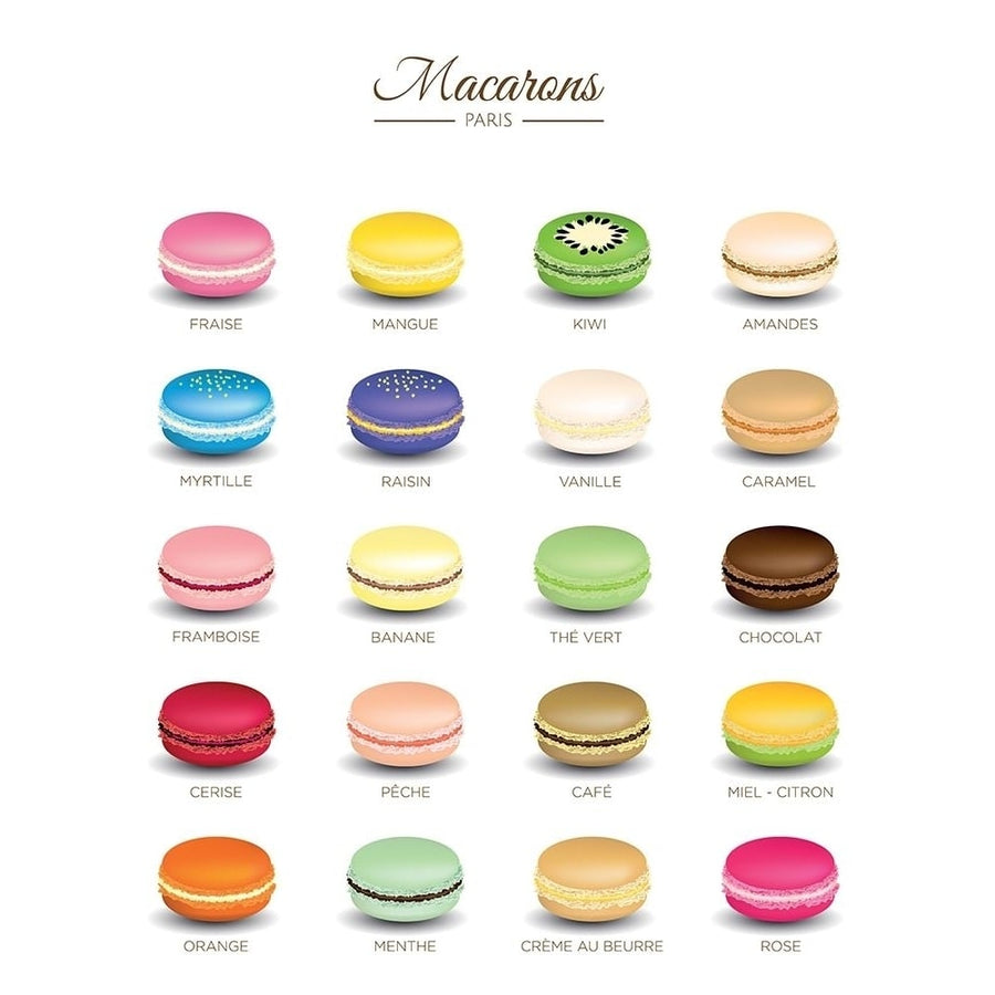 Macarons Menu Poster Print by Braun Studio Braun Studio-VARPDXMC1316 Image 1