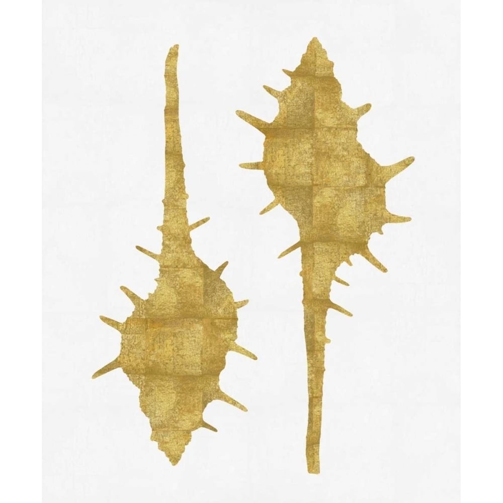 Sea Life - Gold on White II Poster Print by Melonie Miller-VARPDXMEL112656DG Image 1