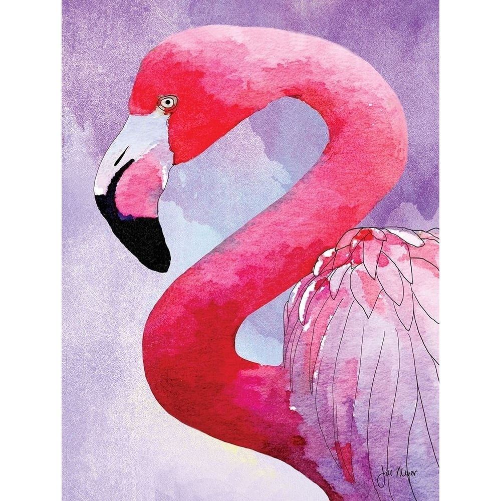 Amazing Flamingos III Poster Print by Jill Meyer-VARPDXMEY042 Image 1