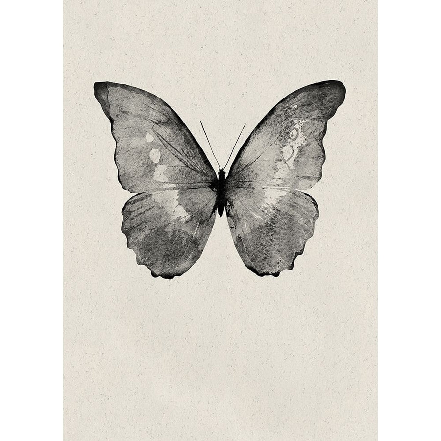 Black Butterfly on Tan Poster Print by Design Fabrikken Design Fabrikken-VARPDXMF9690803 Image 1