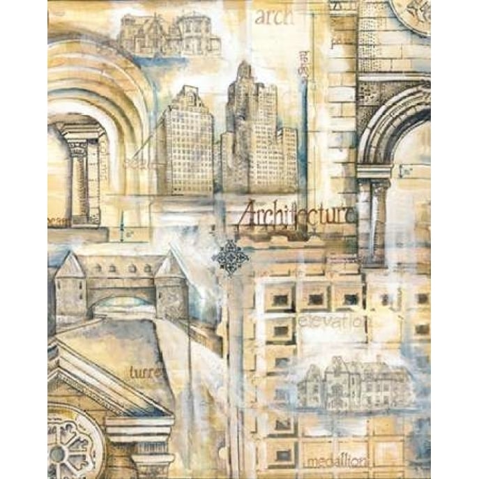 Architectural Remnants Poster Print by Margaret Ferry-VARPDXMFY145 Image 2