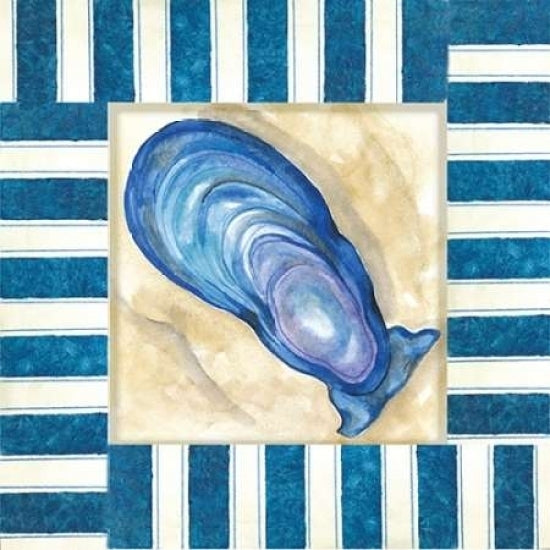 Nautical Oyster Poster Print by Margaret Ferry-VARPDXMFY131 Image 1