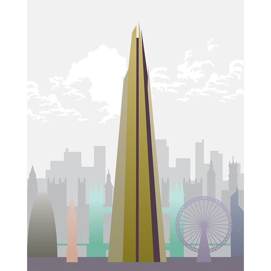 Deco World Landmarks 6 Poster Print by Melody Hogan-VARPDXMHRC230F Image 1