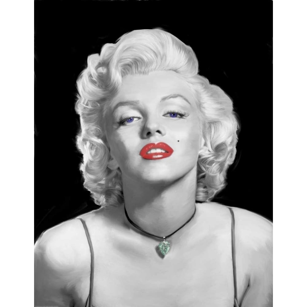 Look Of Love Emerald Heart Poster Print by Jerry Michaels-VARPDXMIC01BWRDV3 Image 2