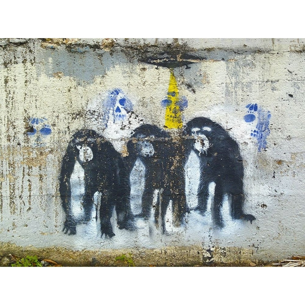 Three Monkeys Poster Print by Grayscale Grayscale-VARPDXMJMILL00001 Image 1