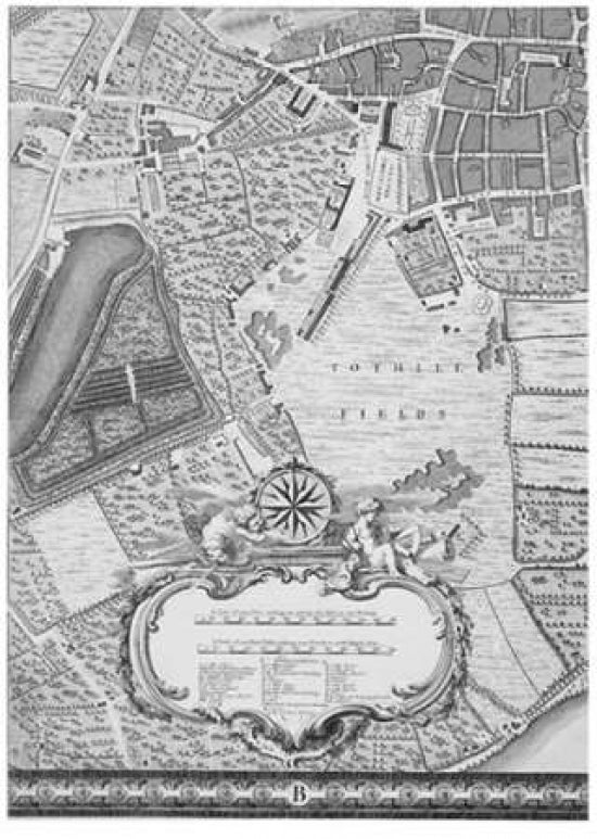 Roque Sectional map of London 1748 Poster Print by John Roque-VARPDXMJR3B Image 1