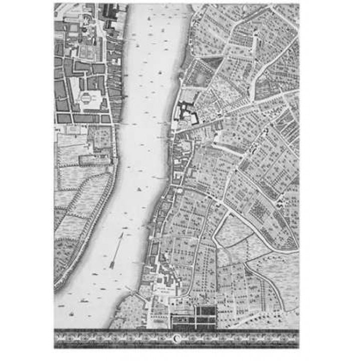 Roque Sectional map of London 1748 Poster Print by John Roque-VARPDXMJR3C Image 2