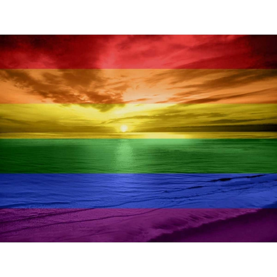 Rainbow Sunset Poster Print by Maggie Olsen-VARPDXML112349DG Image 1