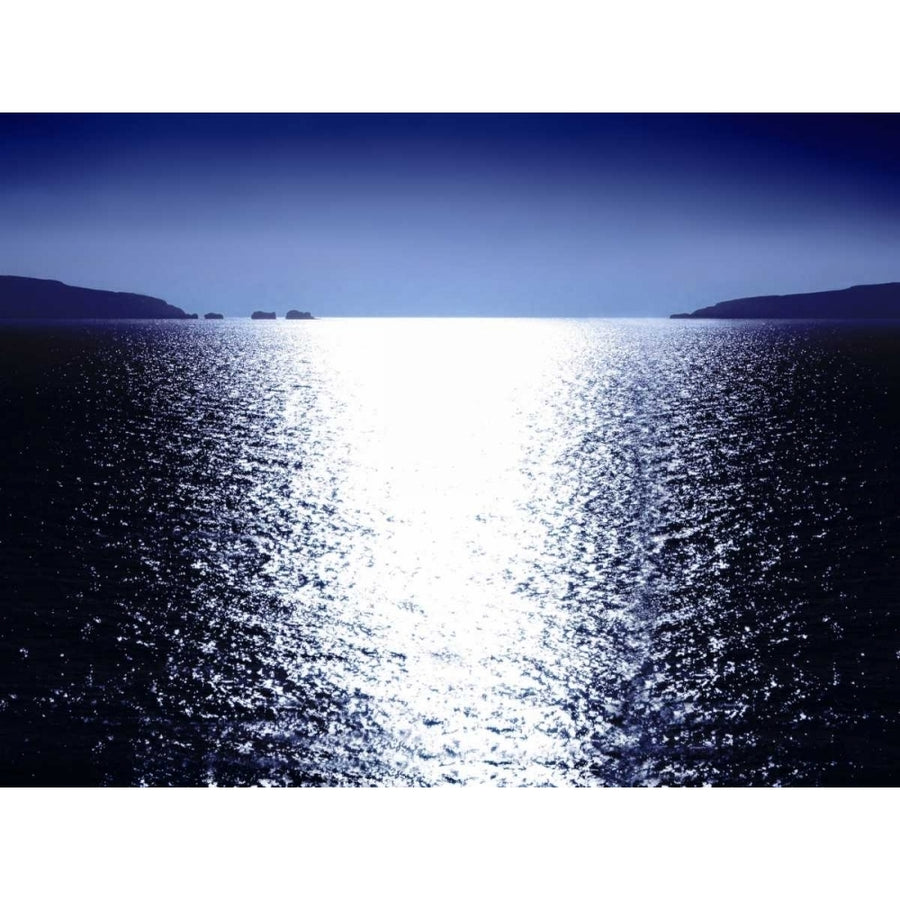 Sunlight Reflection - Blue Poster Print by Maggie Olsen-VARPDXML112226DG Image 1