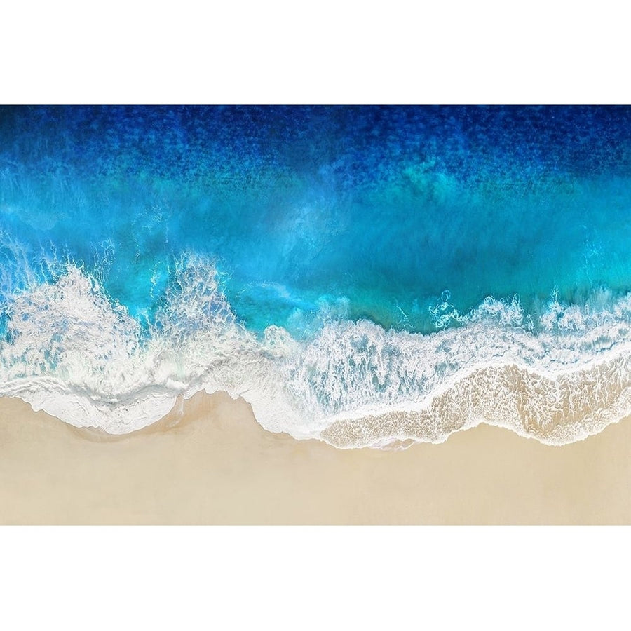 Aqua Ocean Waves From Above Poster Print by Maggie Olsen-VARPDXML115253 Image 1