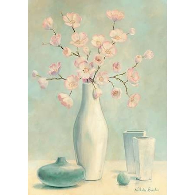 Pink flowers II Poster Print by Nathalie Boucher-VARPDXMLV150 Image 1