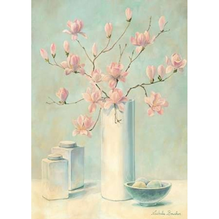 Pink flowers I Poster Print by Nathalie Boucher-VARPDXMLV149 Image 2