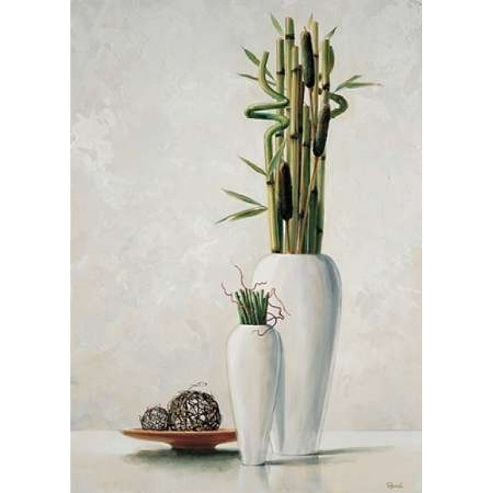 Bamboo in white vase I Poster Print by Renee-VARPDXMLV153 Image 2