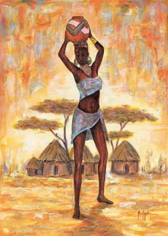 African woman II Poster Print by Aragon-VARPDXMLV218 Image 1